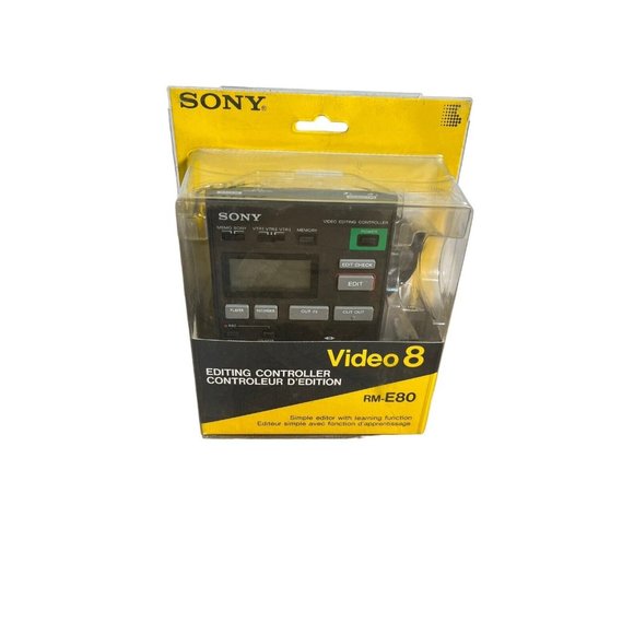 Sony RM-E80 VTR 1,2,3 Video Editing Remote Control New In Box NIB